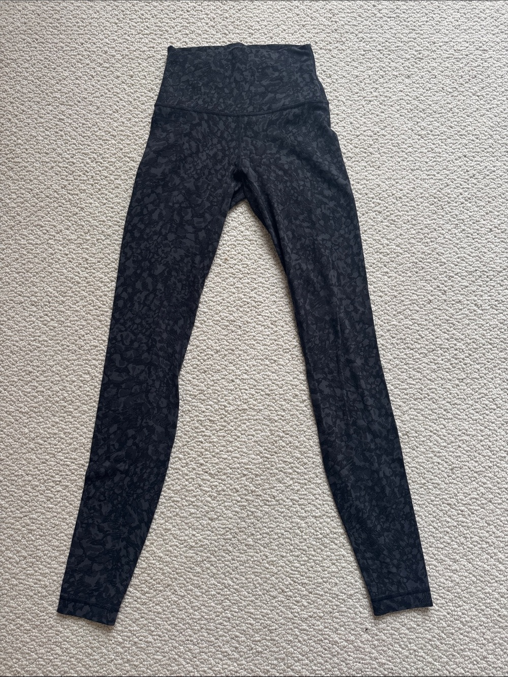 lululemon athletica Black High-Rise Textured Leggings